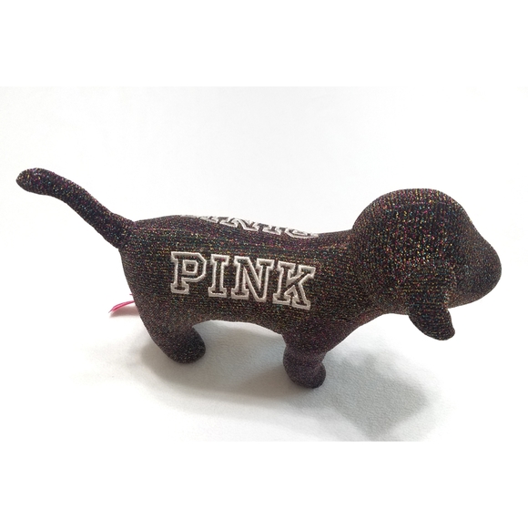 VS Pink Large Lurex Glitter Dog - Picture 3 of 8